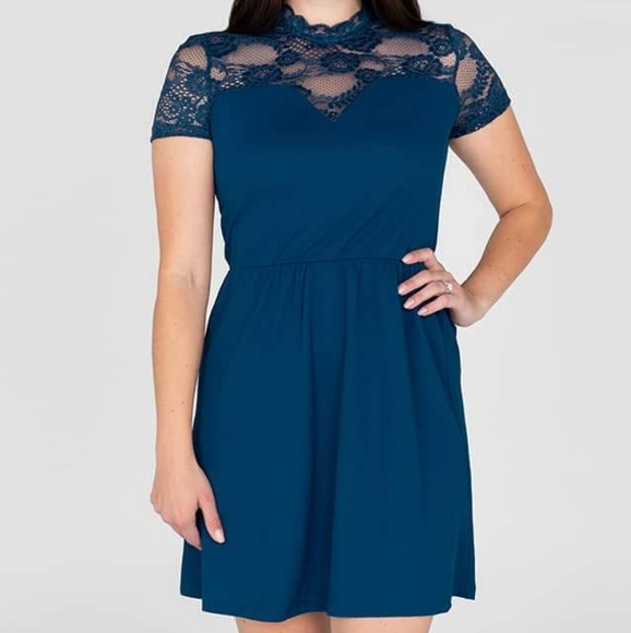 Xs teal dress nwt - Picture 1 of 2